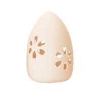 Caso De Viaje De Esponja De Maquillaje: Soporte De Licuadora De Belleza De Silicona Transpirable, Contenedor De Huevos De Maquillaje Ventilado Reutilizable Para Viajar, Organizador De Almacenamiento D