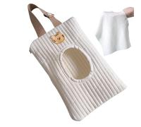 Caso de viaje de toallitas para bebés, bolsas de toallitas reutilizables | Bolsa de viaje de dispensador de tejido de papel recargable portátil,Bolsa de seda de cochecito de casos de soporte, recipien