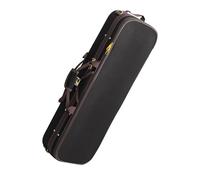 AWHAO Caso de violín Caso de instrumentos de cuerda a prueba de choque con bolso de mango lateral fácil de transportar Violin Bag para principiante, MarrÓn, 79x25.5x13cm