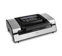 CASO Envasadora al vacío comercial FastVac 500 - envasadora al vacío de acero inoxidable para uso profesional - bomba de doble pistón 20 litros/min., doble soldadura, incl. 2 rollos de película gratis, 220-240 V, 50 Hz, 130 W