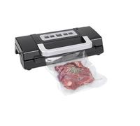 Caso Envasadora al vacío HC170, incluye 10 bolsas de plástico de 20 x 30 cm, tiempo de soldadura ajustable, bomba fuerte con 9 L/min, costura de soldadura extra ancha de 2,5 mm