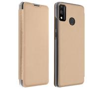 Caso Honor 9X Lite Cartera Solapa Tarjetero Oro