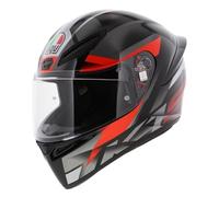 CASO INTEGRADO AGV ¿QUÉ - S, BLACK-GREY-RED