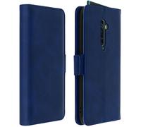 Caso Opo Reno 2 Funda Lámina Tarjetero Función Soporte Azul Noche
