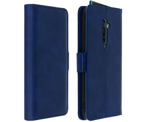 Caso Opo Reno 2 Funda Lámina Tarjetero Función Soporte Azul Noche