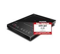 CASO PRO Menu 2100 - Placa de inducción móvil (12 niveles, 60-240 °C, temporizador hasta 180 min, ollas de hasta 24 cm, 2100 W, vitrocerámica)