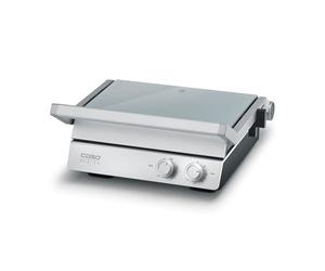 CASO SteakChef - Parrilla doble de contacto, antiadherente, 100-220 °C