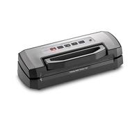 CASO VRH 490 advanced - Envasadora al vacío doméstica - Hasta 100 ciclos sin parar posibles - Con asa de cierre práctica para un manejo cómodo con una sola mano - acero inoxidable