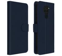 Caso Xiaomi Redmi Note 9 Funda Integral Tarjetero Función Soporte Azul