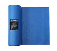 CASOMAN Forro de Caja de Herramientas de Alto Agarre de Grado Profesional, Forro de cajón y Forro de estantes, Azul, 16 Pulgadas de Ancho x 16 pies de Largo, Forro Grueso Ajustable para gabinetes