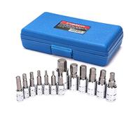 CASOMAN Juego de 13 piezas hexagonales de acero S2, métricas, 2 mm - 14 mm, kit Allen