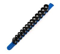 CASOMAN Juego de 13 llaves de vaso magnéticas de 3/8 pulgadas, poco profundas, 6 puntos, métricas, 7 mm a 19 mm, CR-MO