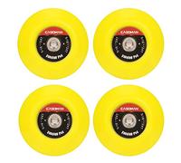 CASOMAN Placa de Soporte Flexible con Cierre de Gancho y Bucle de Doble acción de 3 Pulgadas, Almohadilla de Pulido de 3 pulgadas/75 mm con 5/16 pulgadas-24 Hilos, Juego de 4 Unidades