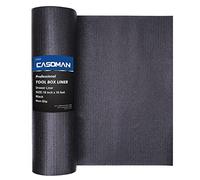 CASOMAN Revestimiento Profesional para Caja de Herramientas y cajones, fácil de Cortar, Rollo de Goma Antideslizante, tapete de Espuma para Caja de Herramientas, Forro Grueso para gabinetes, Color