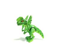 CASOME Figura de Dinosaurio articulada Impresa en 3D: Modelo de Dilophosaurus posable con mandíbula móvil; Pieza de colección Flexible para decoración de Escritorio, hogar o automóvil(H)