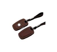 Casos Cubierta Llave Coche Para X3 X5 X6 Funda De Cuero Para Llave De Coche 1 3 5 7 Series F30 F34 E60 E90 F10 E34 E36 F20 G30 F15 F16 Llave Coche Fundas(Blanc)