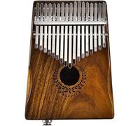 CASOTA Piano portátil Piano de Pulgar, 17 Teclas Eq, 17 Teclas Eq Acacia sólida Pulgar Piano Enlace Altavoz Pastilla eléctrica con Bolsa Cable Calimba Instrumento de Teclado (Tamaño: 2)