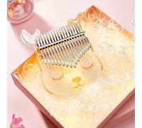 CASOTA Piano portátil, Piano de Pulgar, Instrumento Musical portátil, 17 Teclas, Pulgar Africano o Mini Instrumento Musical portátil