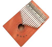 CASOTA Piano portátil Pulgar Piano, 17 Teclas 17 Teclas Pulgar de Caoba sólida Africana o Instrumento Musical portátil