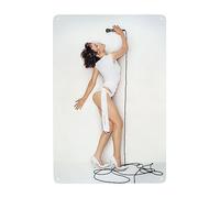 CASOWAT Kylie Singer Minogue - Cartel de metal para pared, pintura de hierro para el hogar, bar, cafetería, dormitorio, póster decorativo de 8 x 12 pulgadas