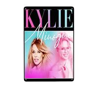 CASOWAT Kylie Singer Minogue - Cartel de metal para pared, pintura de hierro para el hogar, bar, cafetería, dormitorio, póster decorativo de 8 x 12 pulgadas