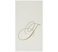 Caspari 2900GG.J - Toalla de Mano, Color Blanco