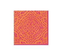 Caspari Annika - Servilletas de papel para cóctel, color naranja, 20 unidades por caja