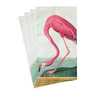 Caspari Audubon Birds - Servilletas de Papel para Invitados, 15 Unidades por Paquete, Multicolor