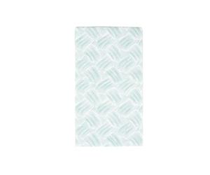 Caspari Basketry Mist - Servilletas de papel de lino para invitados, 12 por paquete