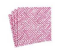 Caspari - Cóctel de papel con diseño de flores (20 unidades), color fucsia