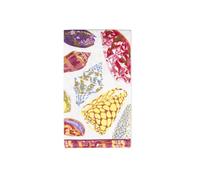 Caspari Coquillage - Servilletas de toalla para invitados, color morado, 15 unidades por paquete