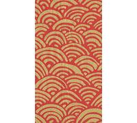 Caspari Guest Lulu's - Paquete de 15 servilletas (tela, 16,25 x 20 x 0,02 cm), color rojo