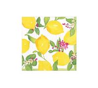 Caspari Limoncello - Servilletas de papel para cóctel, 20 unidades por caja