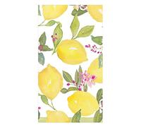 Caspari Limoncello - Servilletas de toalla para invitados, 15 unidades por paquete