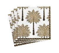 Caspari - Papel de cóctel (20 unidades), color negro