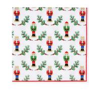 Caspari Servilletas de cóctel Little Nutcracker, 20 por paquete