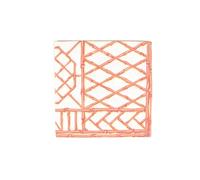 Caspari Servilletas de lino de papel coral de bambú, 15 por paquete