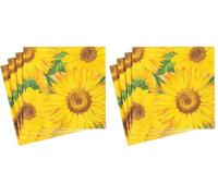 Caspari Servilletas de papel de girasoles, 20 por paquete (Paquete de 2)