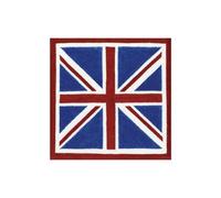 Caspari Servilletas de papel para cóctel (20 unidades), diseño de bandera británica, color rojo y azul