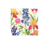 Caspari Servilletas de papel para cóctel de verano en color blanco, 20 por paquete