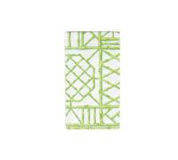 Caspari Servilletas de papel verde musgo de bambú para invitados, 12 por paquete