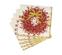 Caspari Servilleta de Almuerzo Pepperberry de 16,5 cm, Papel, Multicolor, 20 CT