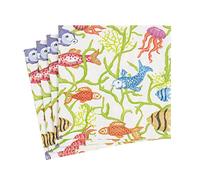 Caspari Tropical Reef - Papel de cóctel (20 unidades)