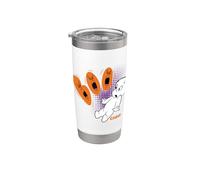 Casper, el fantasma amistoso de Halloween Boo Vaso térmico de acero inoxidable de doble pared