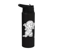 Casper Mummy Ghost Halloween Stainless Steel Insulated Water Bottle