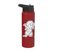 Casper Mummy Halloween Fun Stainless Steel Insulated Water Bottle