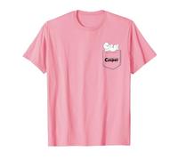 Casper The Friendly Ghost Daydreaming On Your Pocket Camiseta, Hombre, Rosado, M