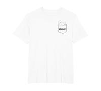 Casper The Friendly Ghost Daydreaming On Your Pocket Camiseta, Hombre Tallas Grandes, Blanco, 3X Alto