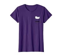 Casper The Friendly Ghost Daydreaming On Your Pocket Camiseta, Mujer, Morado, S