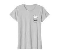 Casper The Friendly Ghost Daydreaming On Your Pocket Camiseta, Mujer, Plata, XS